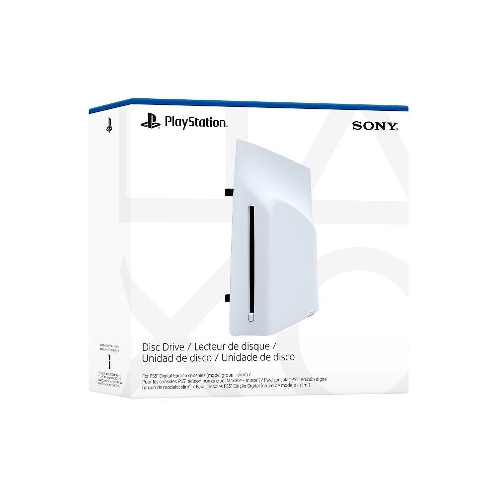 Miniatura Leitor de Disco Para Playstation 5 Slim, PS5 Pro Sony, Edição digital, Branco - CFI-2000 - slim