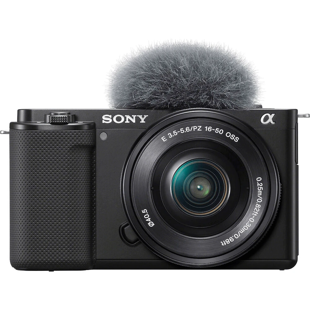 Câmera Sony ZV-E10 Mirrorless 4K com Lente 16-50mm (Preta)