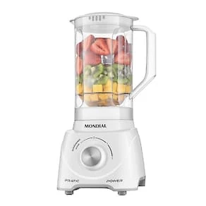 Liquidificador Mondial L97W 2 Velocidades + Pulsar 550W - Branco