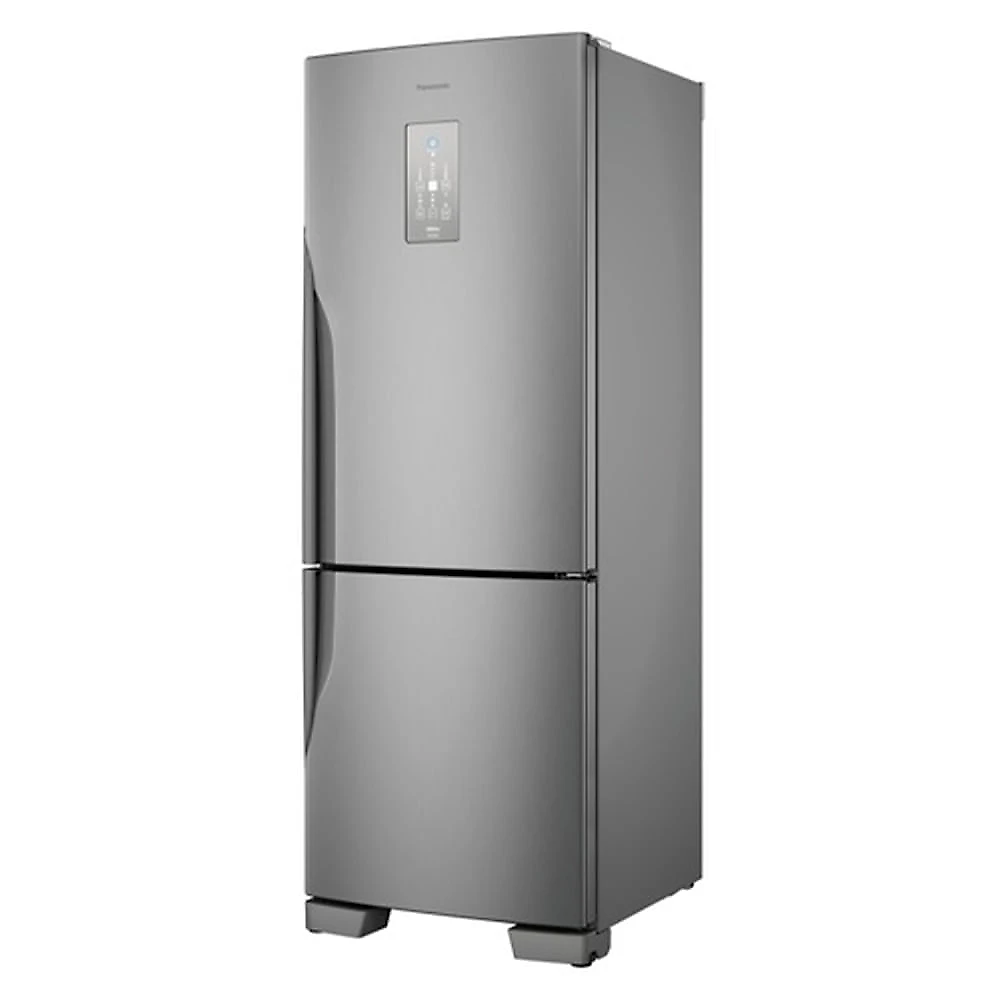 Refrigerador Bottom Freezer Inverter Panasonic de 02 Portas Frost Free com 511 Litros Aço Escovado - NR-BB71PV7X 110
