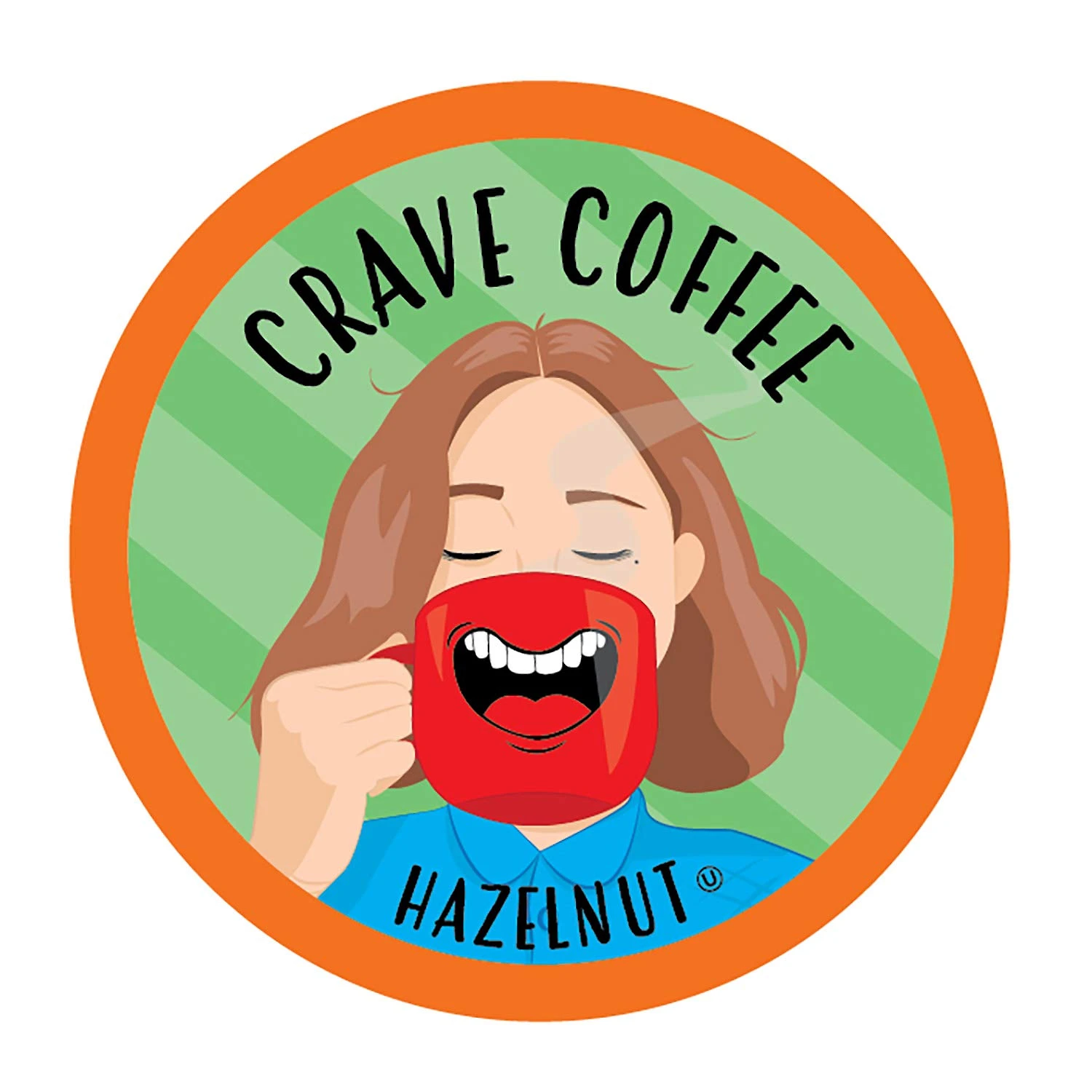 Cápsulas de Café Sabor Avelã 40u Keuring Kcup Crave