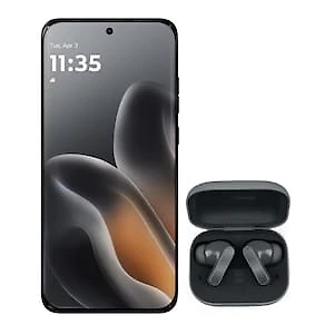 Kit Motorola Edge 70 Fusion 256GB 5G 12GB RAM + Moto Buds Bass Bluetooth ANC Preto