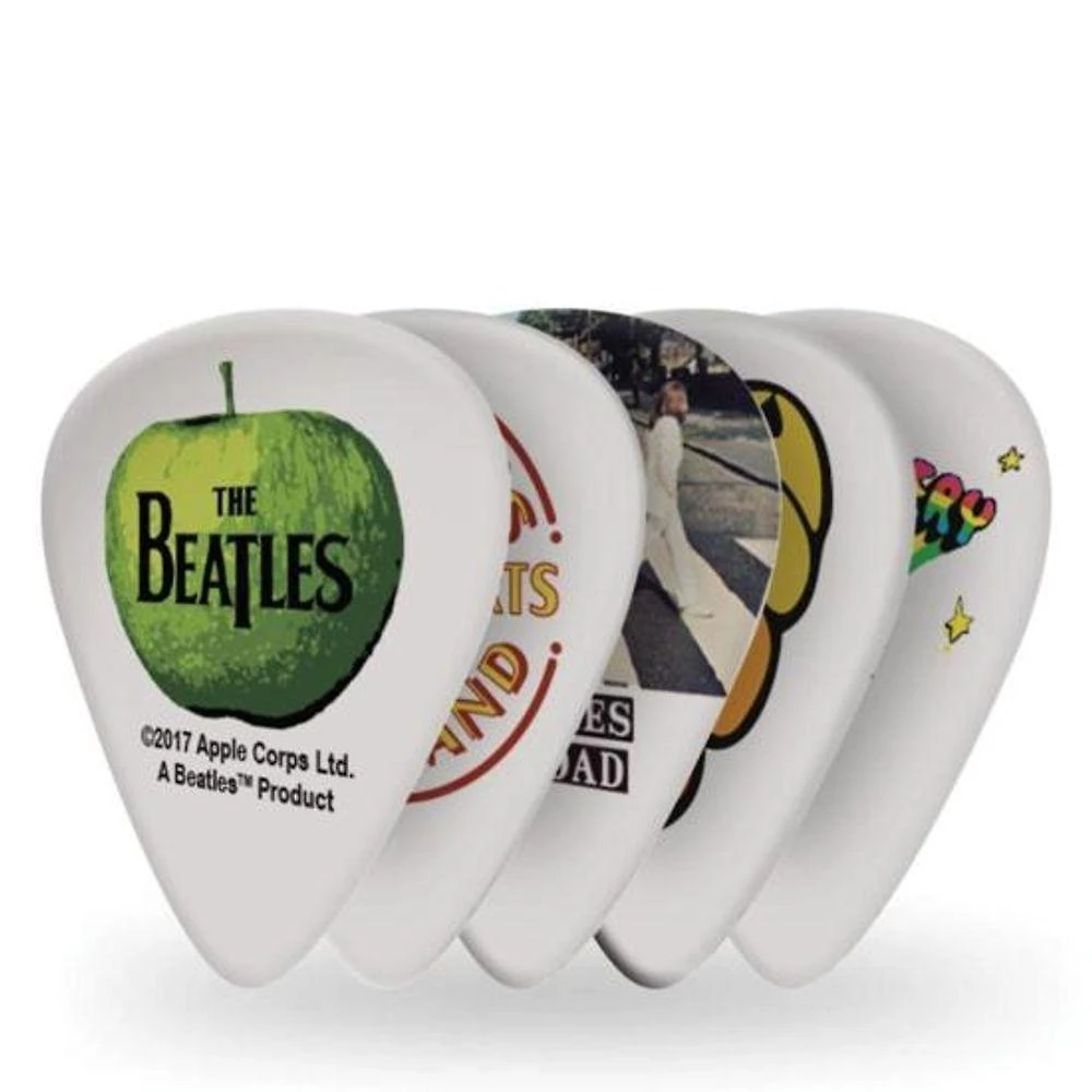 Palheta para Guitarra The Beatles D Addario 1CWH610B3 com Coleção Temática Ilustrado Planet Waves
