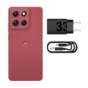 Miniatura Smartphone Motorola Moto G86 5G Tela 6.7" pOLED 256GB 8GB RAM Câmera 50MP 4K IP69 Desbloqueado Vermelho