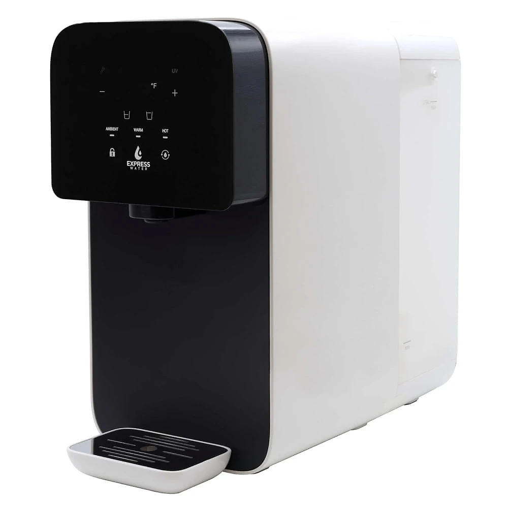 Filtro de Água de Bancada sem Instalação com Osmose Reversa e Filtro de Água RO, 110V Express Water ROC001, Branco