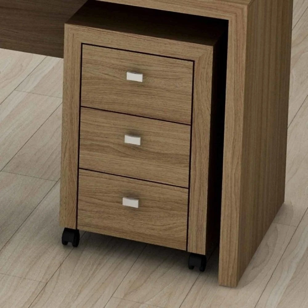 Kit 4 Peças com 1 Mesa em L 1 Balcão 1 Gaveteiro 1 Estante Espresso Móveis Conjunto Home Office 4 Peças com 1 Mesa em L 1 Balcão 1 Gaveteiro 1 Estante Espresso Móveis Amendoa
