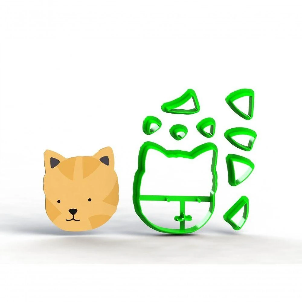 Cortador Dr. Parmesan Modular Plástico PLA 5CM Apoio Seguro HB Formas e Cortadores