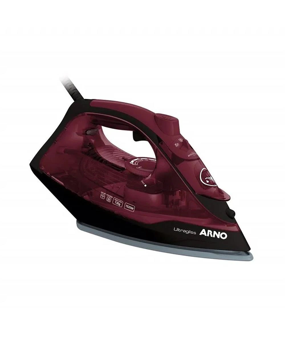 Ferro a Vapor Arno Ultragliss FMV com Base DuriliumAirglide Vinho