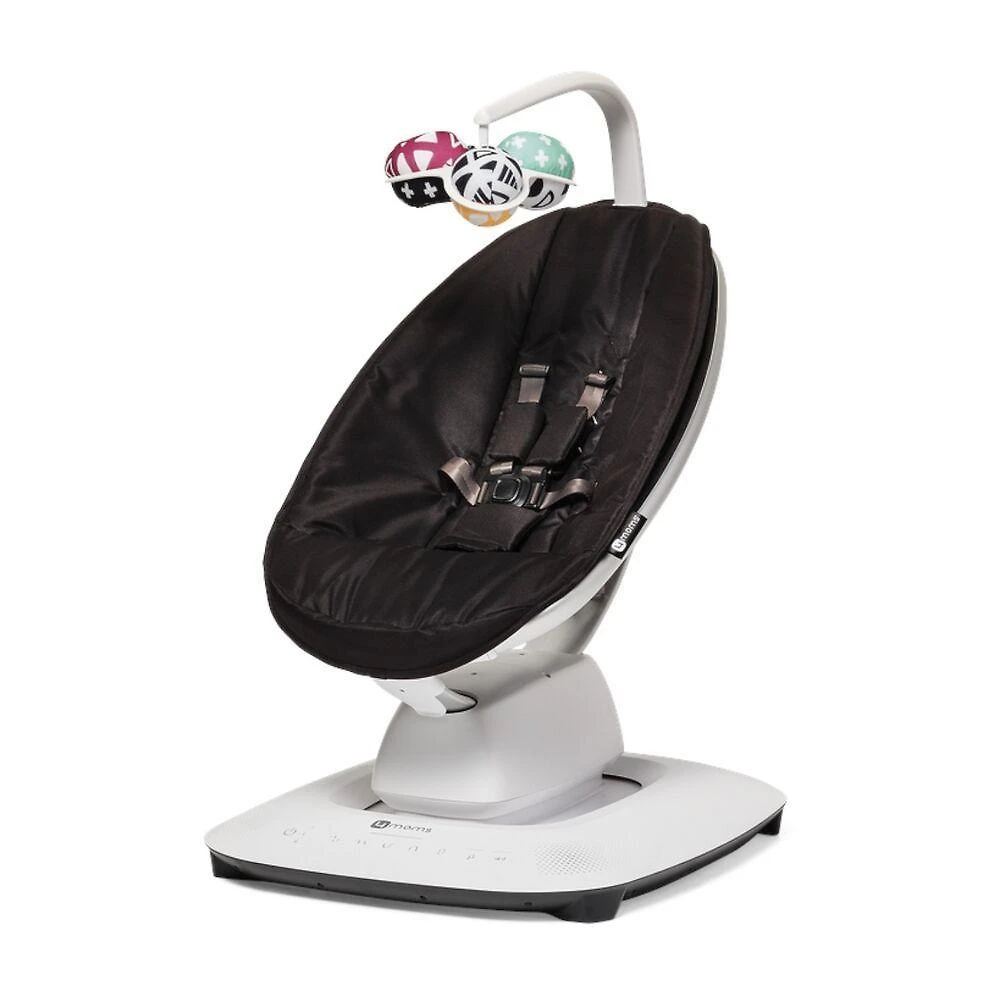 Cadeira Infantil Mamaroo 5.0 Black com Balanço Inteligente e Controle por Voz Bluetooth Preto