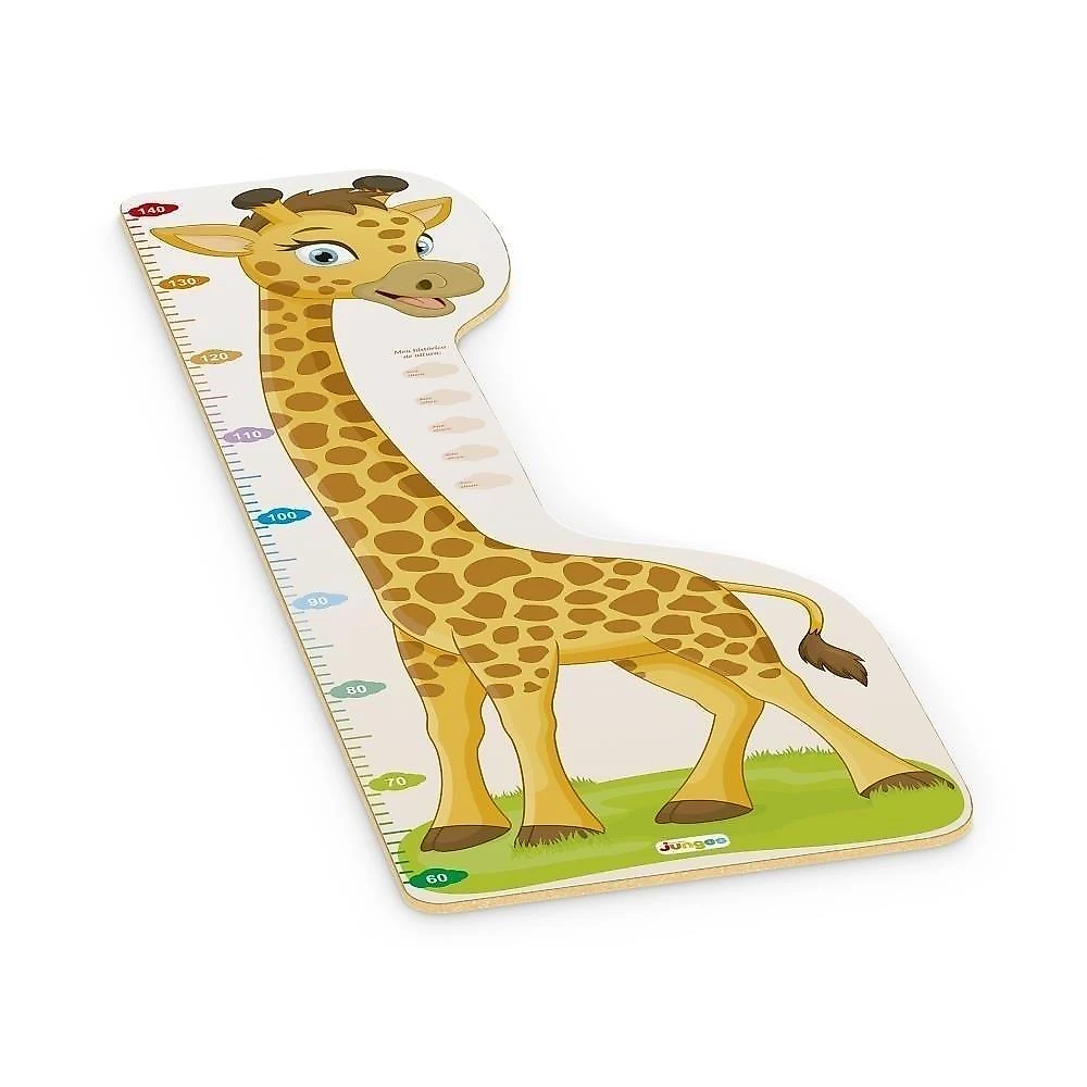 Régua de Crescimento Infantil Girafa Retangular em MDF Bege 140CM