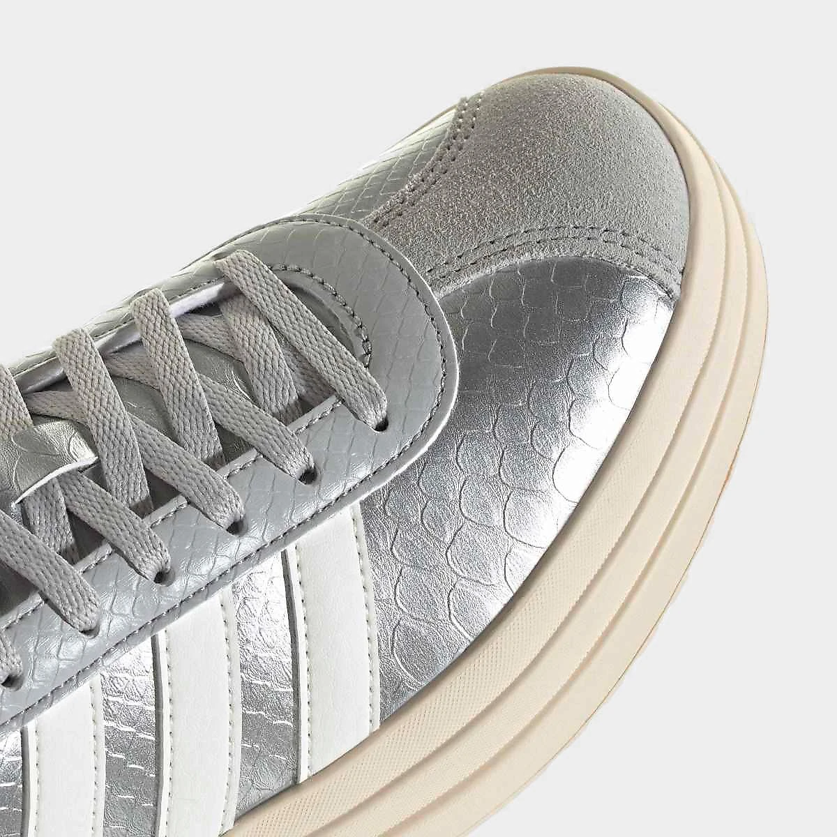 Tênis Adidas Vl Court Bold Feminino Prata - 34