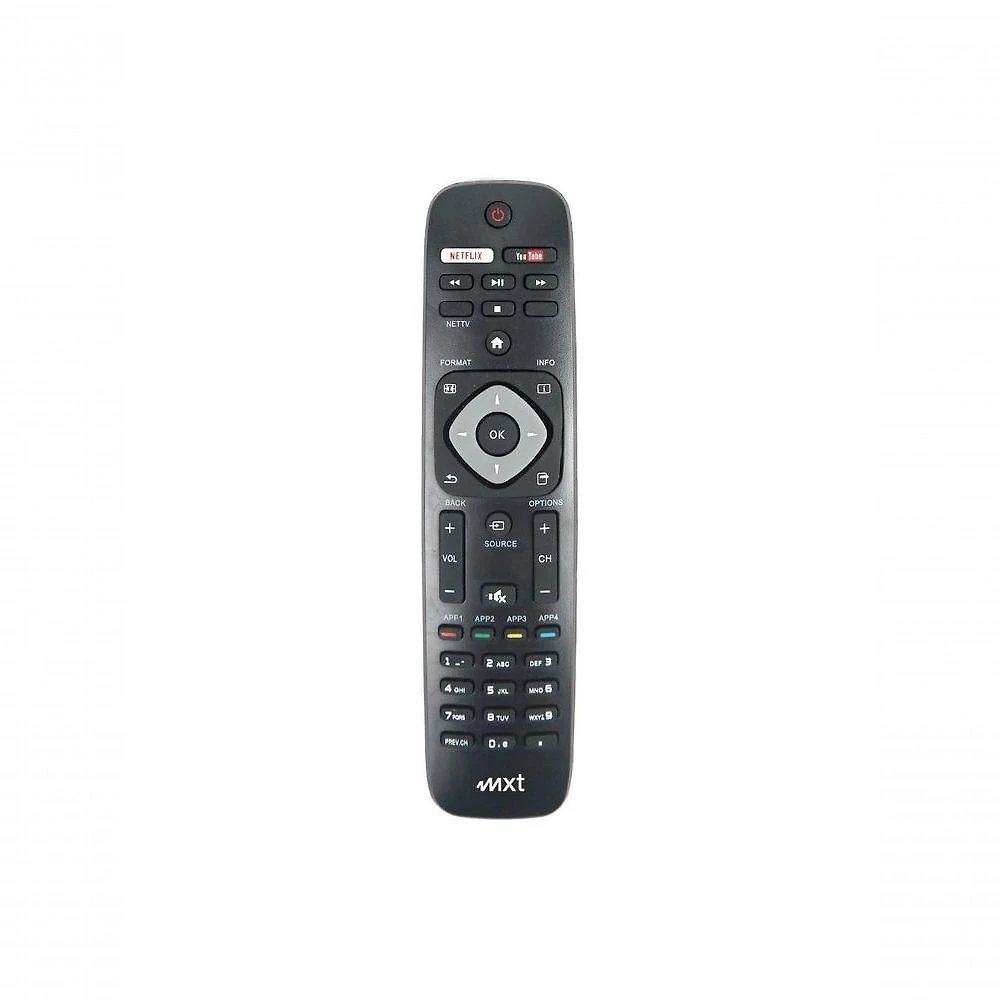 Controle Remoto Grupo MXT MXT 01390 para Smart TV Philips LED 4K com Sinal Infravermelho