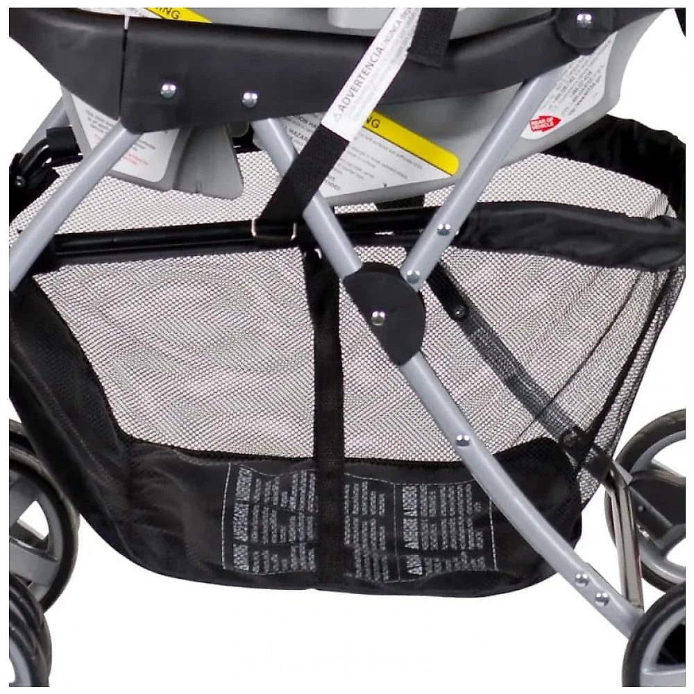 Carrinho Baby Trend Snap N Go EX Preto Universal para Cadeirinha de Bebê até 20,4 kg
