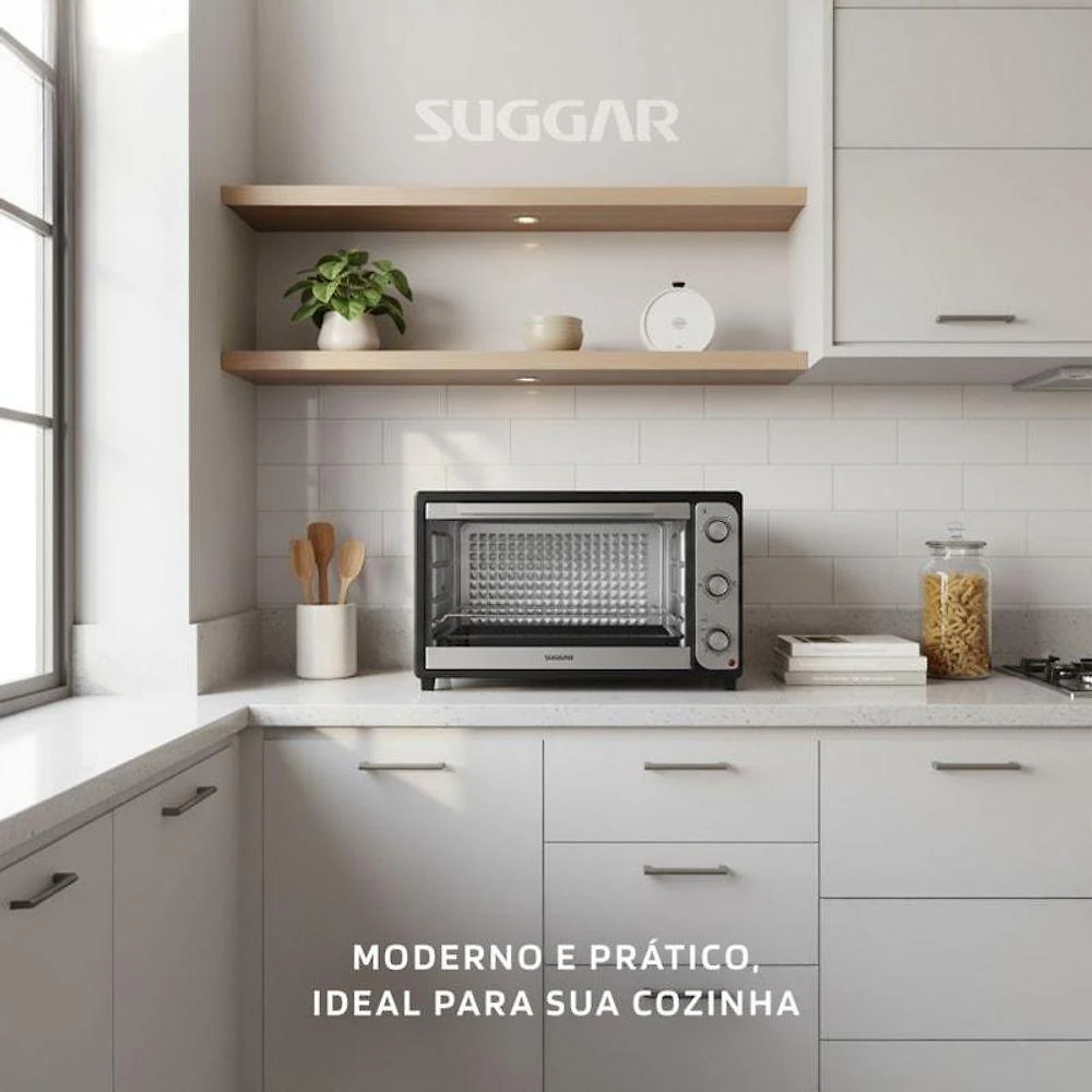 Forno Eletrico Suggar 60L Preto 220V