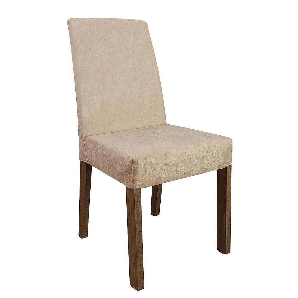Conjunto sala de jantar mesa tampo de madeira 8 cadeiras rustic/imperial doris madesa