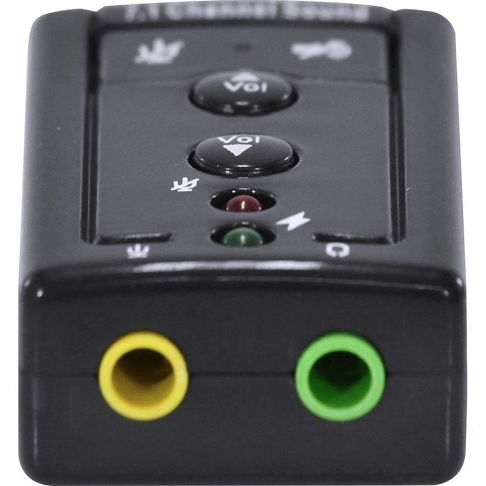 Adaptador Placa De Som Usb 7.1 Canais Virtual Ausb71