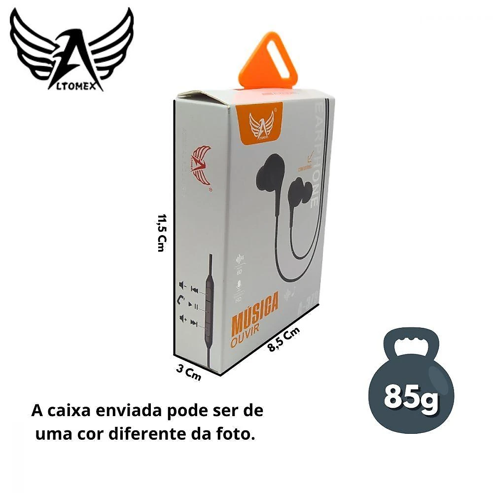 Fone De Ouvido Intra Auricular