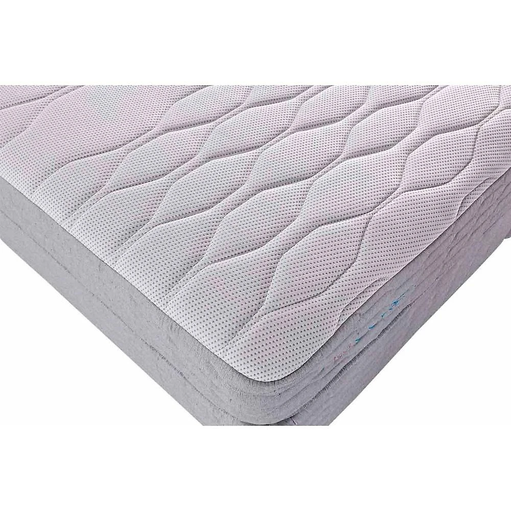 Cama Box Baú Casal: Colchão Espuma D45 Herval D33 - Ag 65 Feelcore + Base Crc Courano White (138x188)