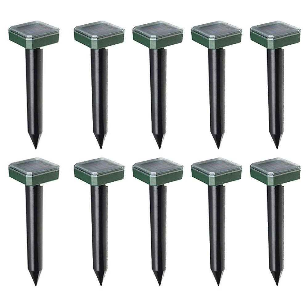 Repelente Solar Ultrassonico Kit Com 10 Und Ratos Roedores