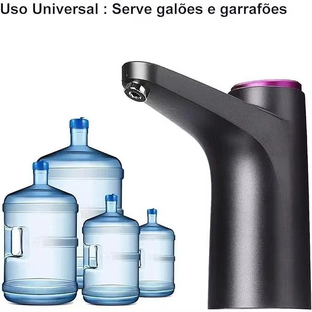 Bebedouro Bomba Elétrica OEM para Galão 20L sem Refrigeração Grafite Bivolt