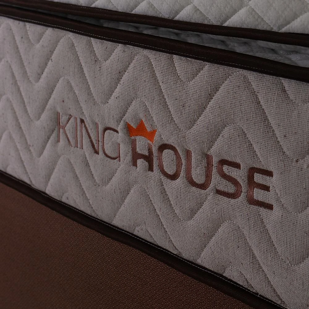 Cama Box Baú Liverpool C/ Molas Ensacadas 193x203 King House