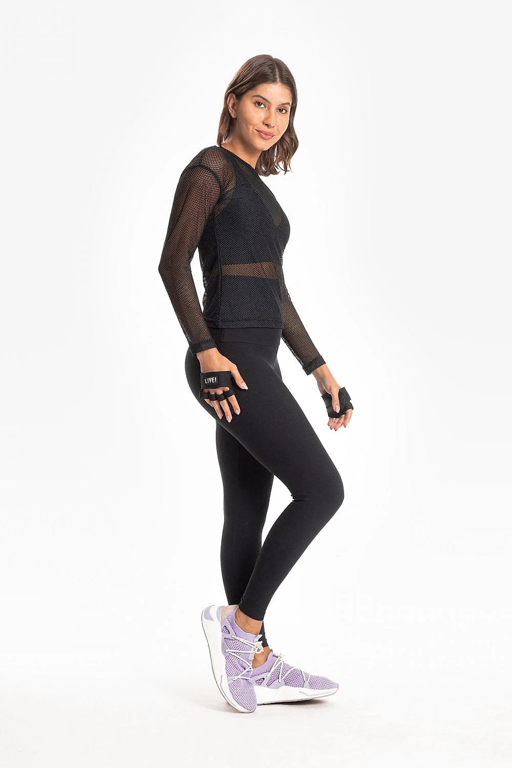 Blusa Sportif Mesh - Preto - LIVE! Preto - G