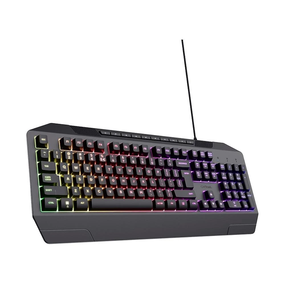 Teclado Gamer Trust GXT 836 Evocx, USB 2.0, US, Preto - 24722