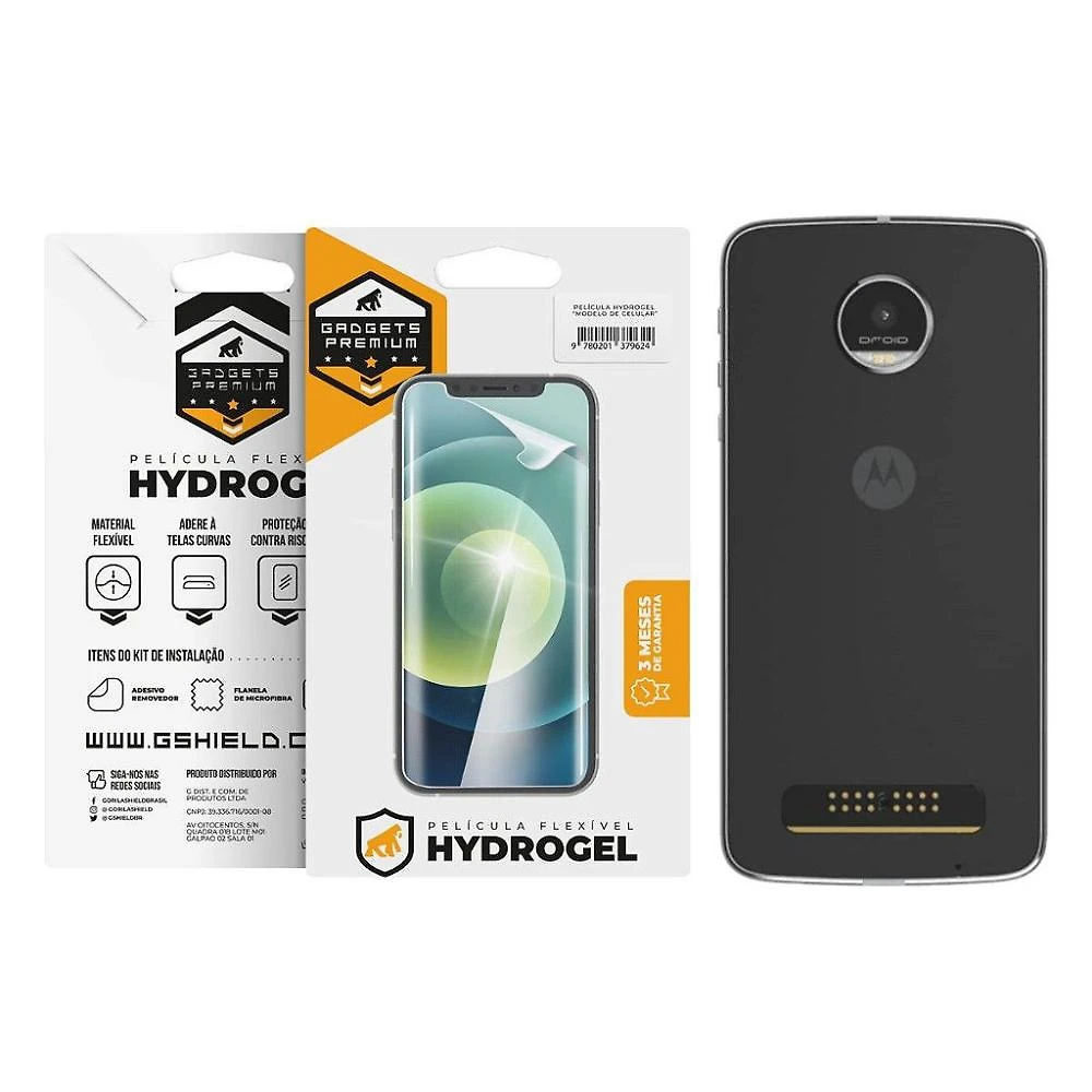 Película para Moto Z Play - Traseira Hydrogel HD- Gshield