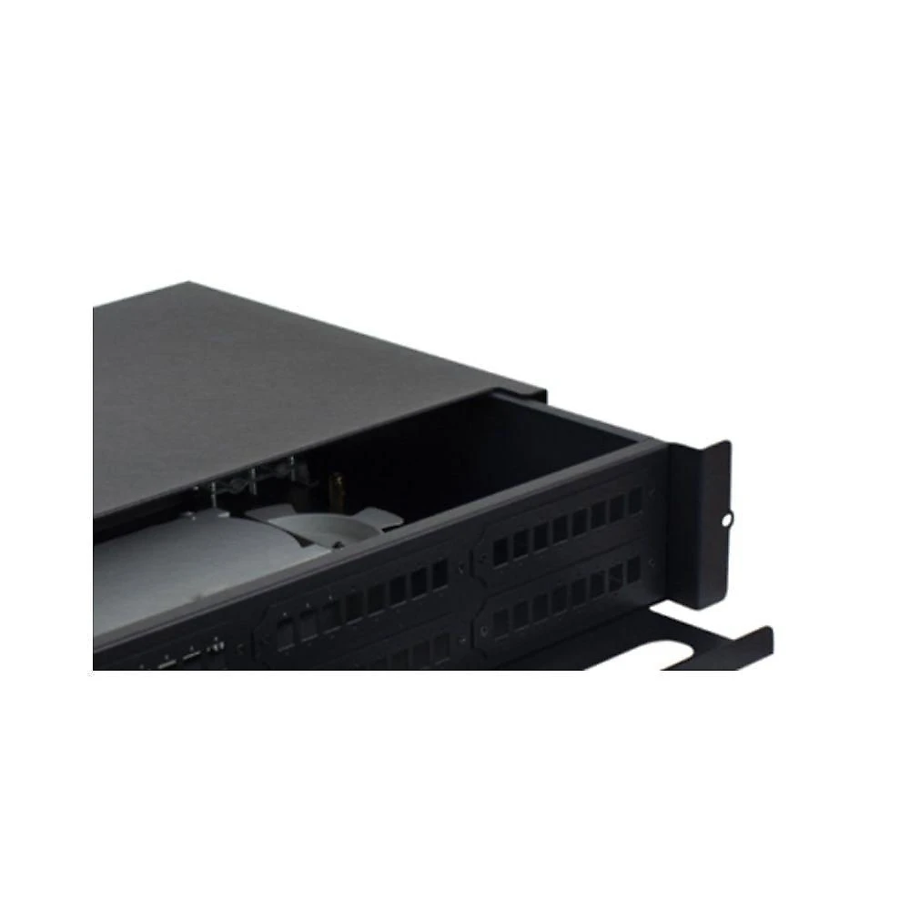 Caixa DIO para Rack 19" 48FO Formato Compacto Preto Evus