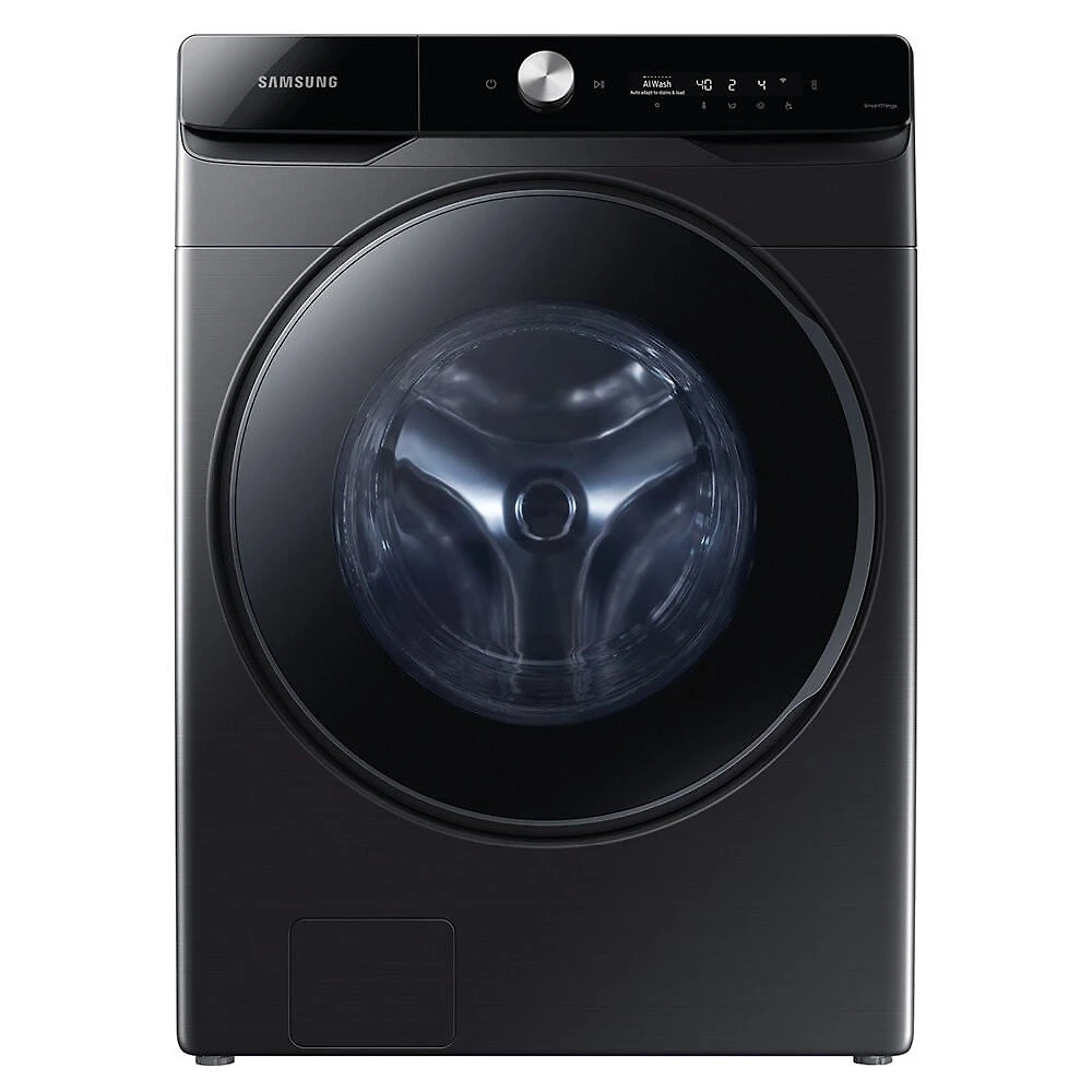 Lava e Seca Samsung 18kg Smart Wie#8209;Fi Ecobubble Vapor de Higiene Black Inox WD18T