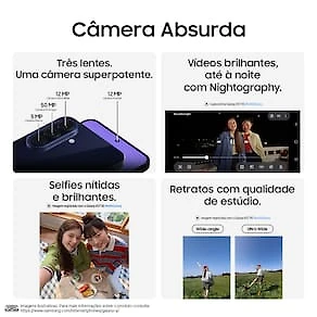 Miniatura Smartphone Samsung Galaxy A57 5G Tela 6.7" 128GB Câmera 50MP Azul