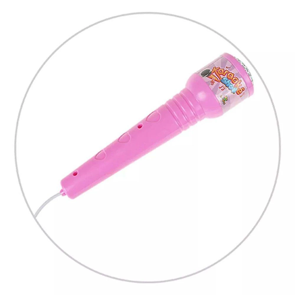 Microfone Karaoke Com Pedestal Use No Celular Cantar Criança Musica Menina