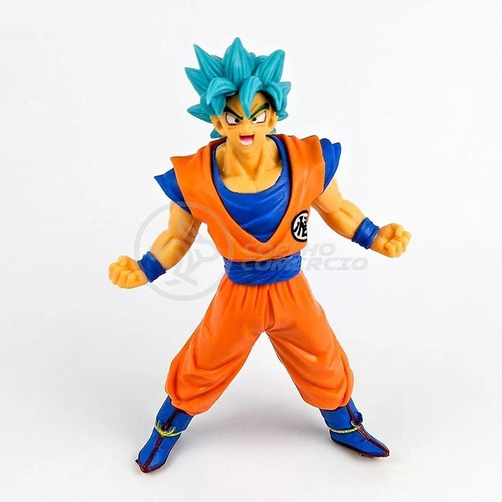 Boneco Goku Super Sayajin Blue Dragonball Z Super - 18Cm