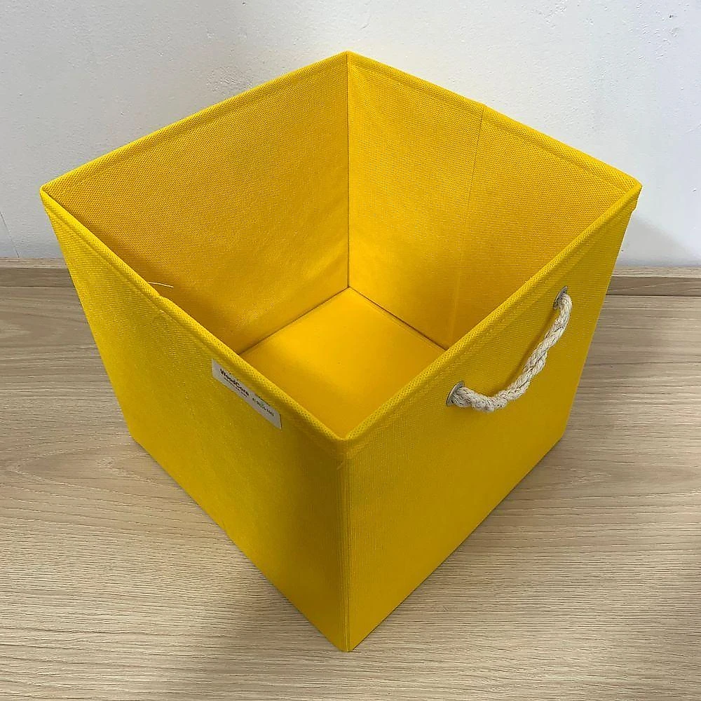 Caixa Organizadora 26x26x26cm Dobrável TNT Rosa Woodcore