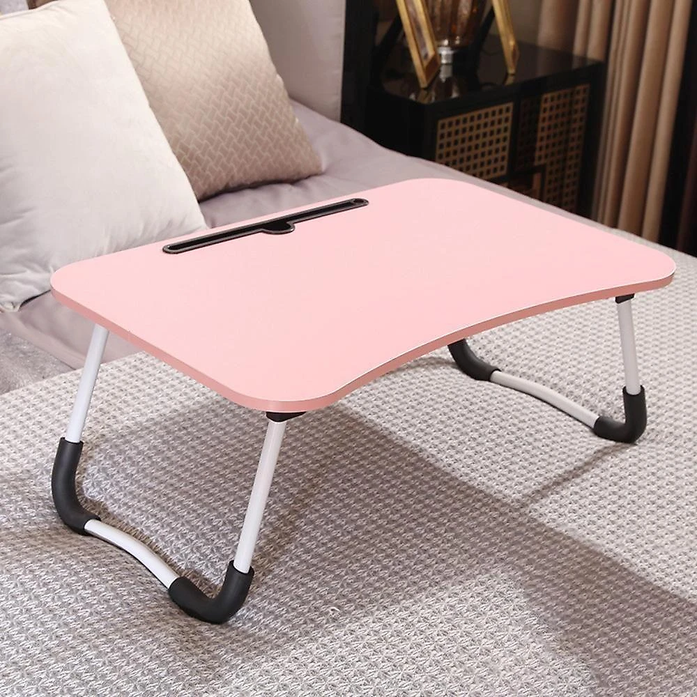 Mesa para Notebook Dobrável Multiuso Home Office Rosa com Suporte para Tablet Yeet