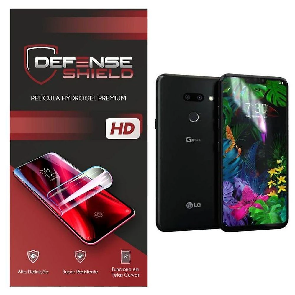 Pelicula Hydrogel Premium Para Lg G8 Proteção Frontal + Verso Defense Shield