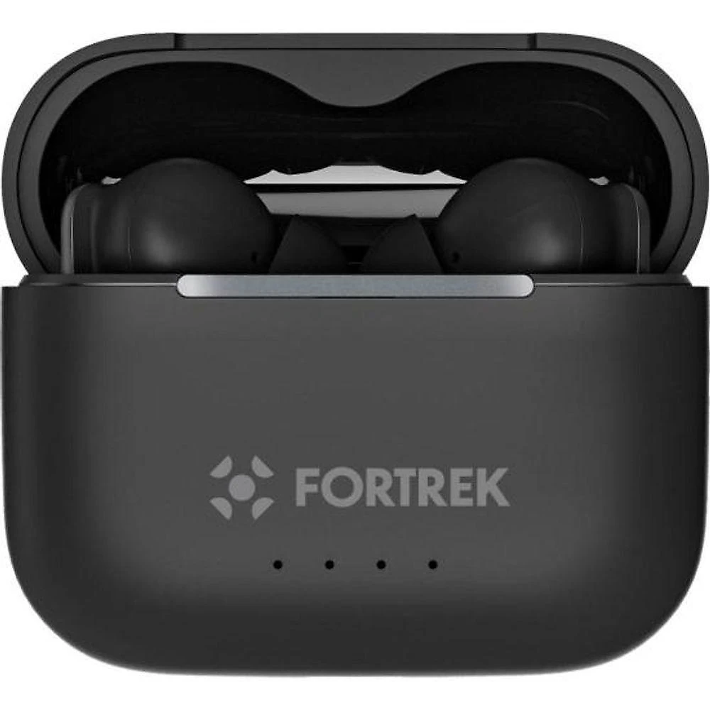 Fone de Ouvido TWS Fortrek HWA3 Cancelamento de Ruido ANC Bluetooth 6.0 6 Microfones ENC Preto