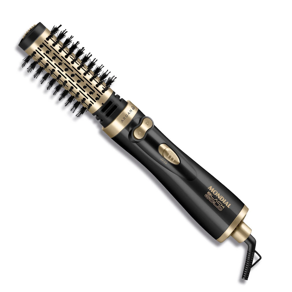 Escova Rotativa Black Gold Argan Mondial - ER-11-AR