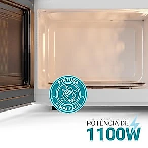 Micro-ondas Philco 28L PMO30E Tira Odor Espelhado 110V