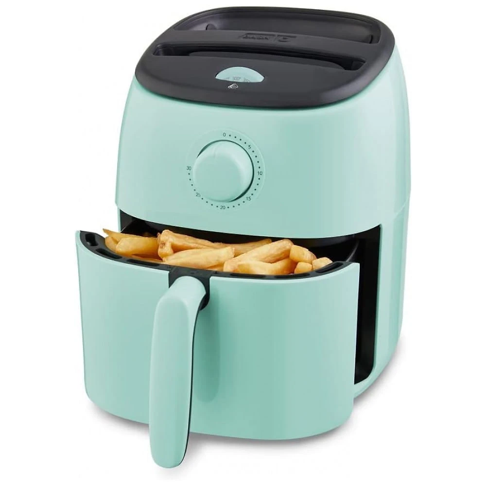 Fritadeira Elétrica AirFryer 2.6L com Frigideira Antiaderente e Desligamento Automático, 110v, DASH DCAF200GBAQ02, V...