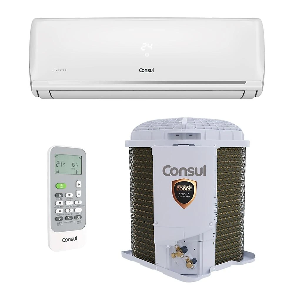 Ar-Condicionado Split Dual Inverter 12000 BTUs Consul Só Frio CBK12EBBNA 220V