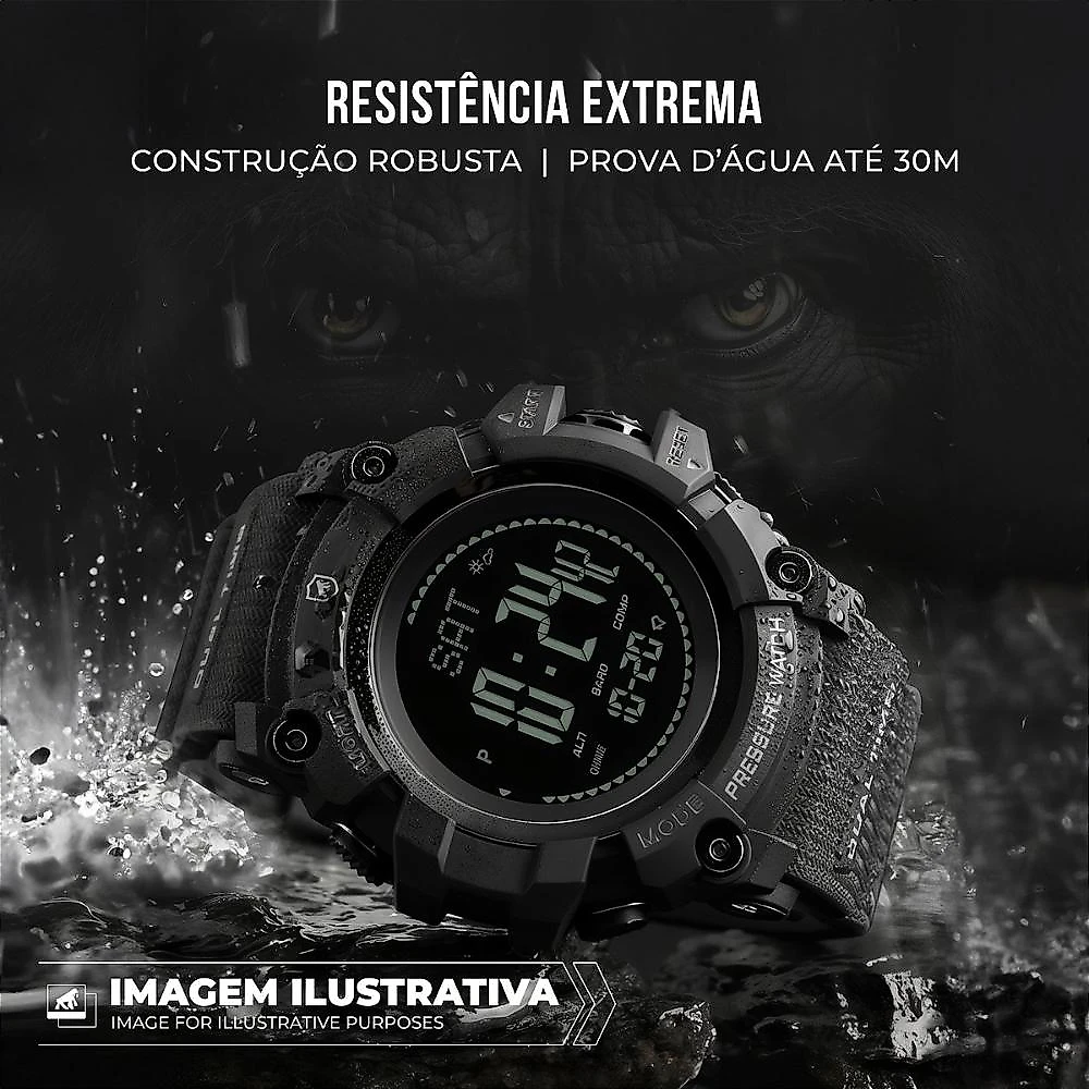 KIT - Earbuds Symetric + Relógio Esportivo Tech Fury - Gshield