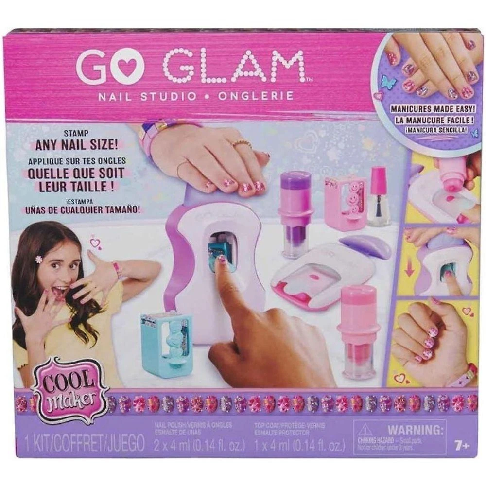 Decorador de Unhas 3106 com Cores Vibrantes Roxo Sunny Brinquedos 7 Acessórios