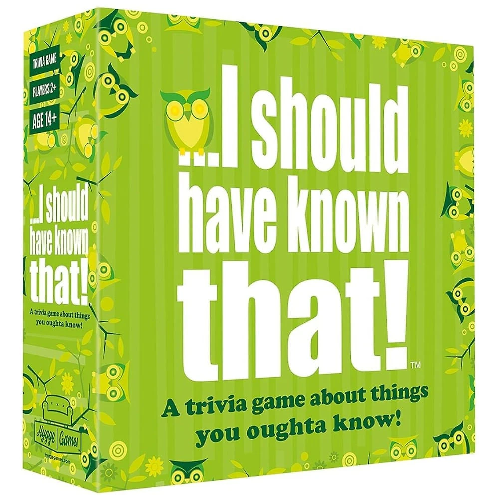 Jogo de Tabuleiro para Adultos EU DEVERIA SABER DISSO, Um Jogo de Perguntas e Respostas Sobre Coisas que Você Deveria Saber, para 4 Jogadores,