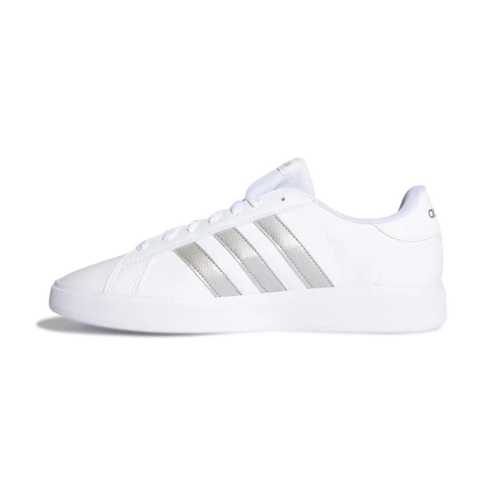 Miniatura Tênis Adidas Grand Court Base 2.0 Feminino BRANCO/PRATA - 38