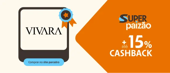 VIVARA COM ATÉ 15% DE CASHBACK