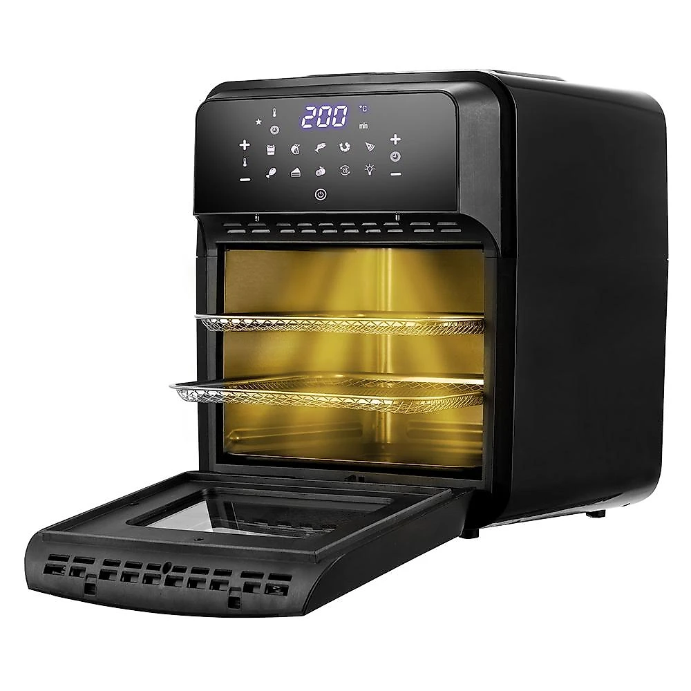 Fritadeira Sem Óleo Air Fryer EOS Premium 12L Digital Touch Titanium EAF12T 220V