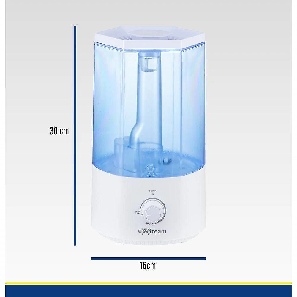 Umidificador de Ar Ultrassônico Aura Extream Good Breathing 2,5L Silencioso Azul Bivolt