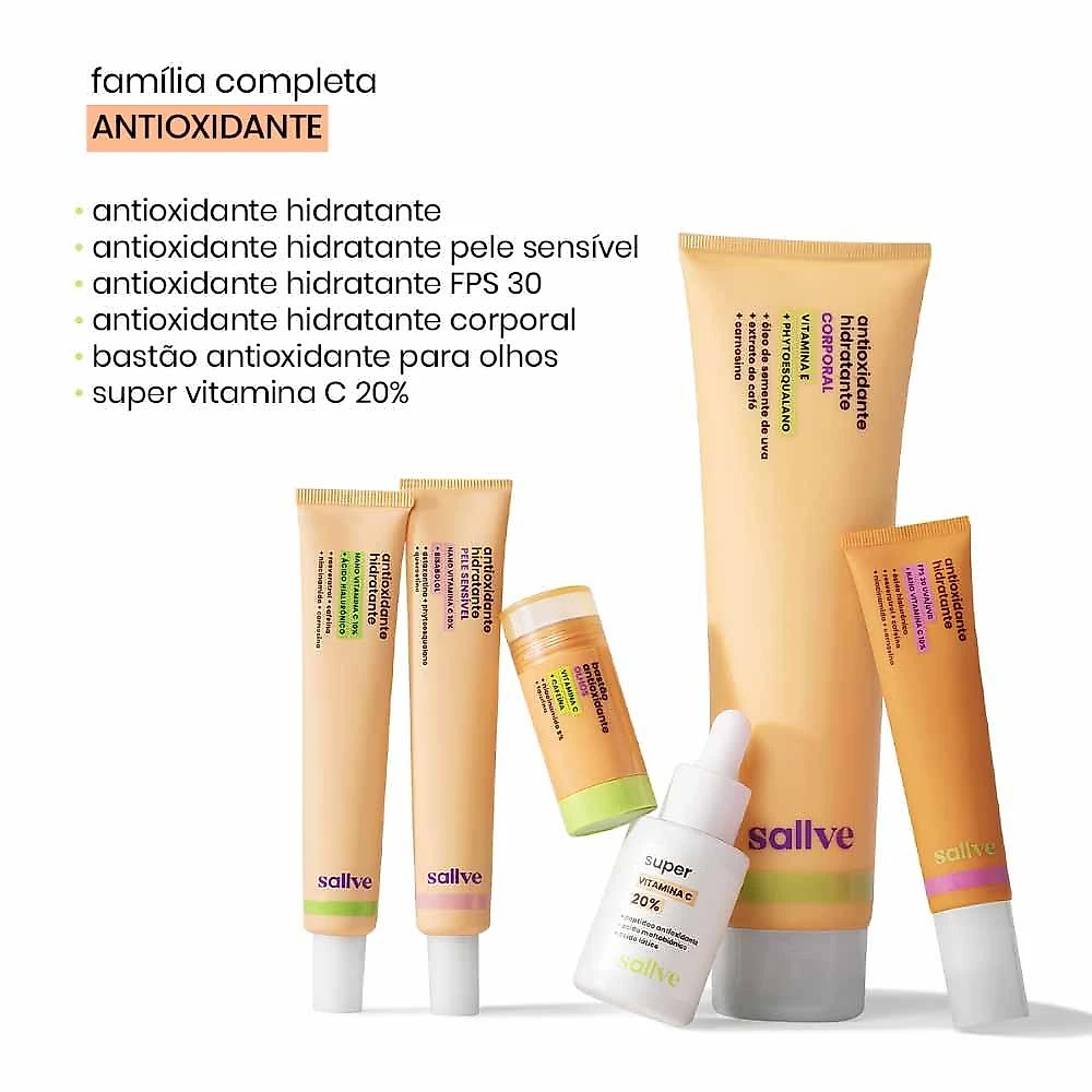 Bastão antioxidante para olhos sallve 10g