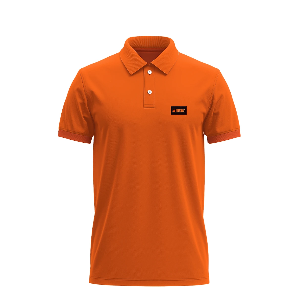 Miniatura Camisa Polo Piquet Basic Masculina  - Laranja G